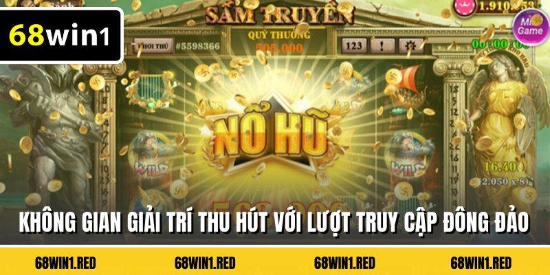 Không gian giải trí thu hút với lượt truy cập đông đảo